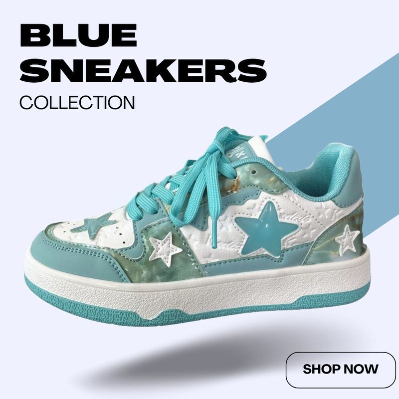 Blue sneakers for women - shop blue sneakers collection at ShoeMighty