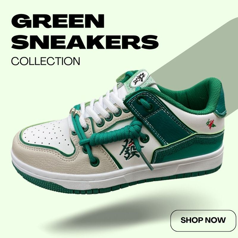 Green sneakers for women - shop sneakers collection at ShoeMighty