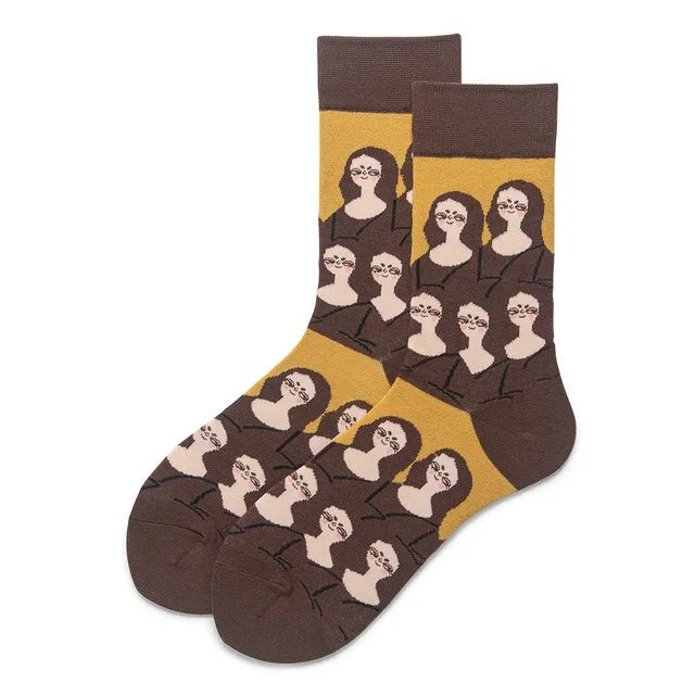 Mona Lisa Socks - ShoeMighty
