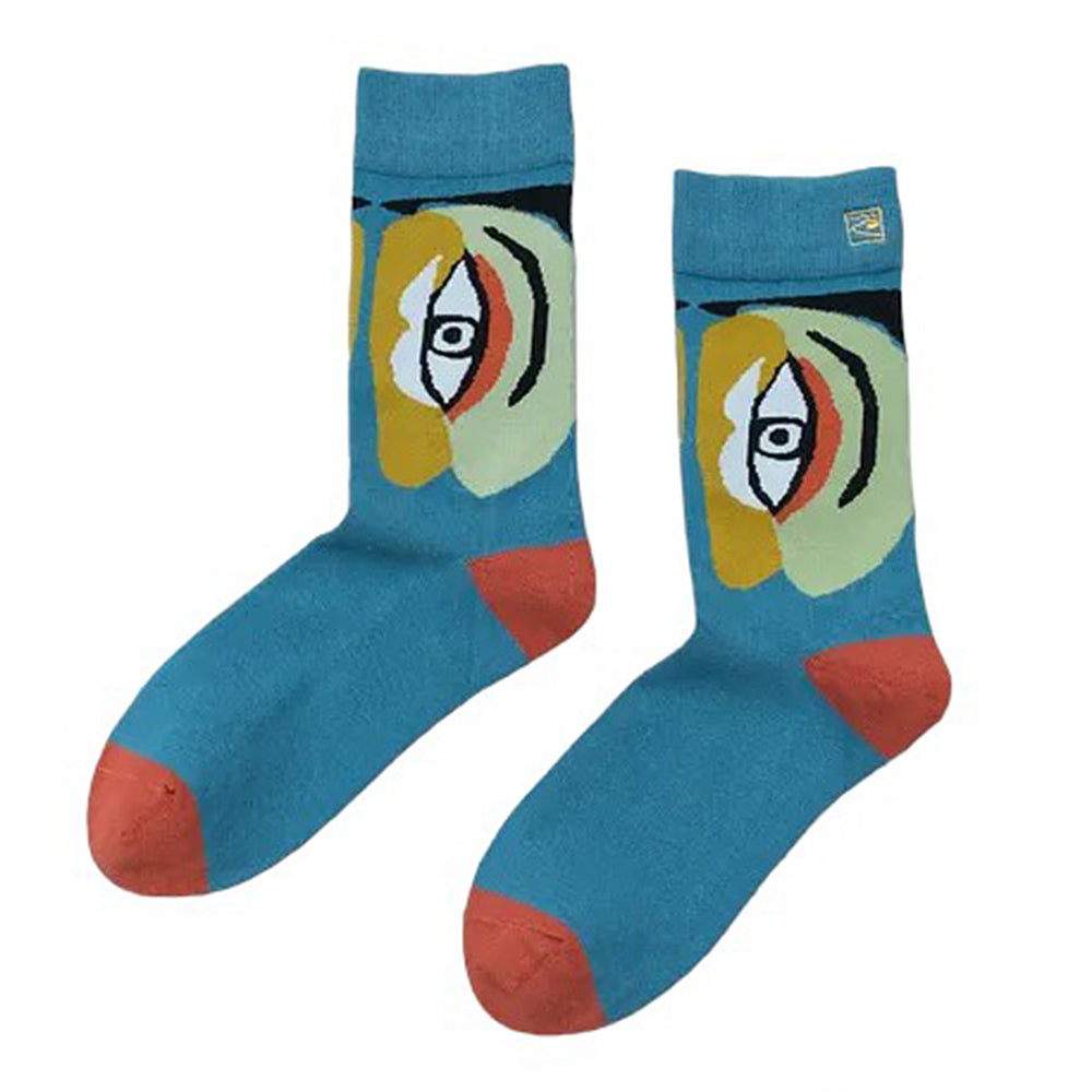 colorful eyes crew socks shoemighty