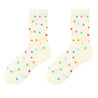 colorful polka dot print socks shoemighty