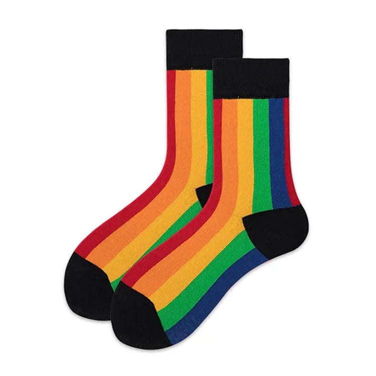 colorful striped socks shoemighty