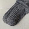 dark grey woolen socks shoemighty