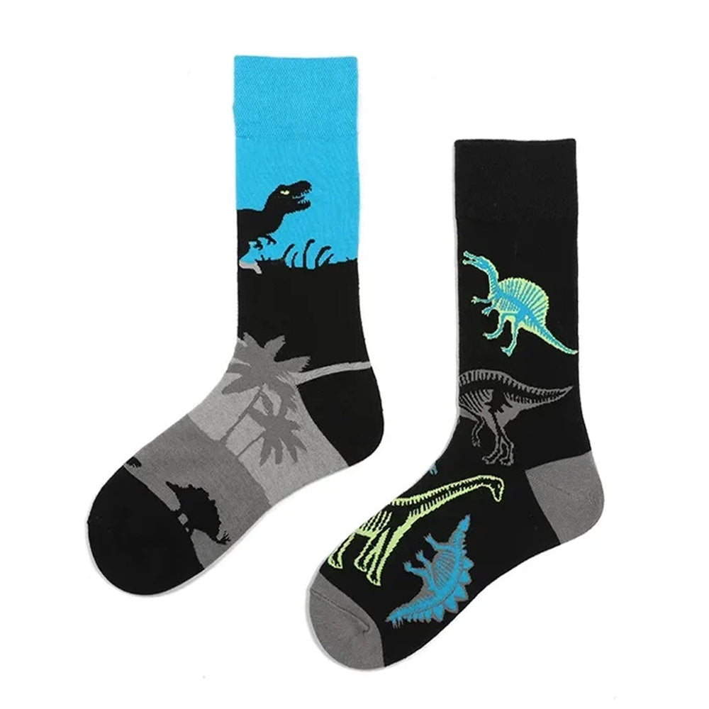 dinosaurs mismatched socks shoemighty