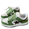 Green & Black Shooting Star Aesthetic  Sneakers ShoeMighty