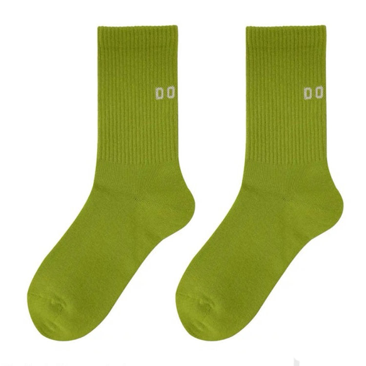 green mid socks shoemighty