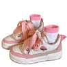 Ice Cream Pink Sneakers, aesthetic sneakers, pink sneakers shoemighty