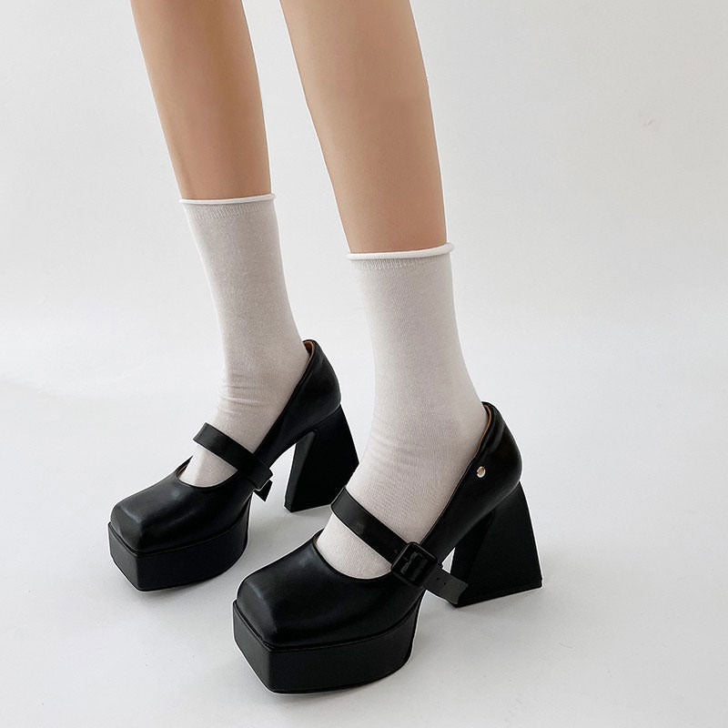 block heels platform mary jane sandals shoemighty 