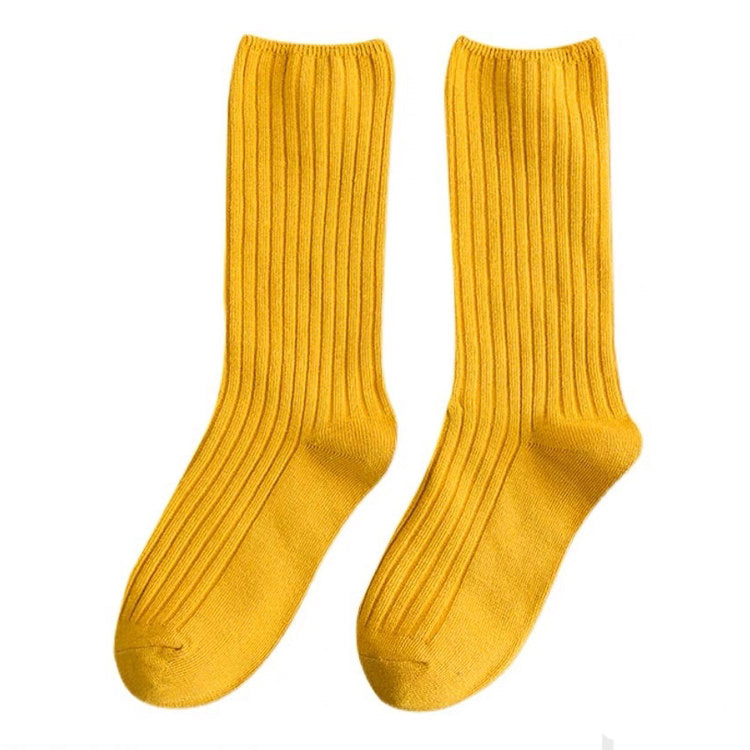 mustard yellow mid socks shoemighty