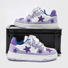 purple star aesthetic sneakers at shoemighty