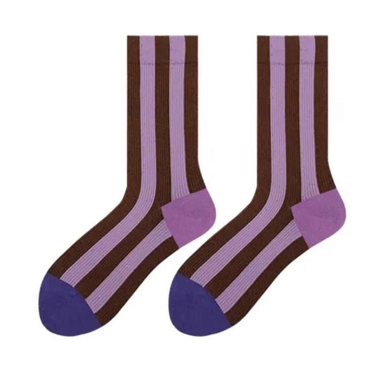 purple striped socks shoemighty