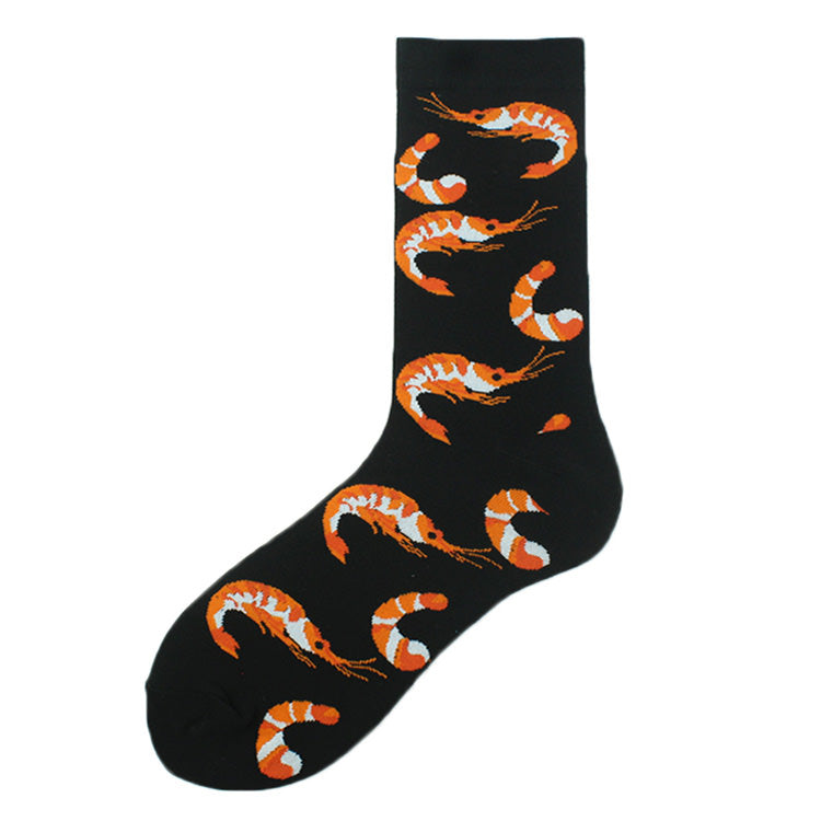 shrimp print socks shoemighty