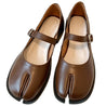 Tabi Mary Jane Shoes in Brown - ShoeMighty