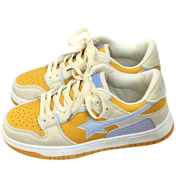 Yellow Shooting Star Sneakers shoemighty